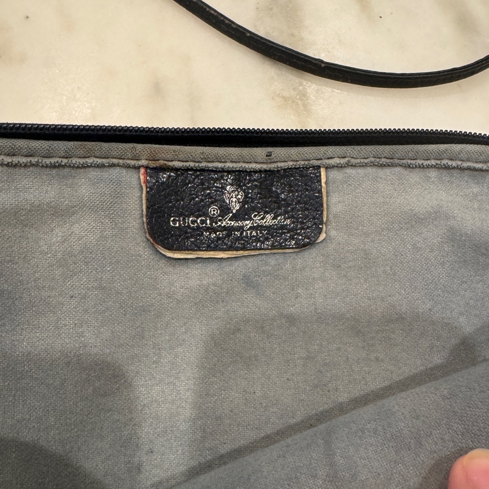Vintage Gucci navy blue crossbody AUTHENTIC - Picture 4 of 8